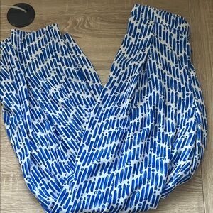 Skies Are Blue Abstract Blue and White Garment